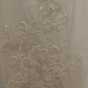 Ann Taylor Cream Beaded Rose Cami Tunic Blouse MED SLEEVELESS ROMANTIC SEXY